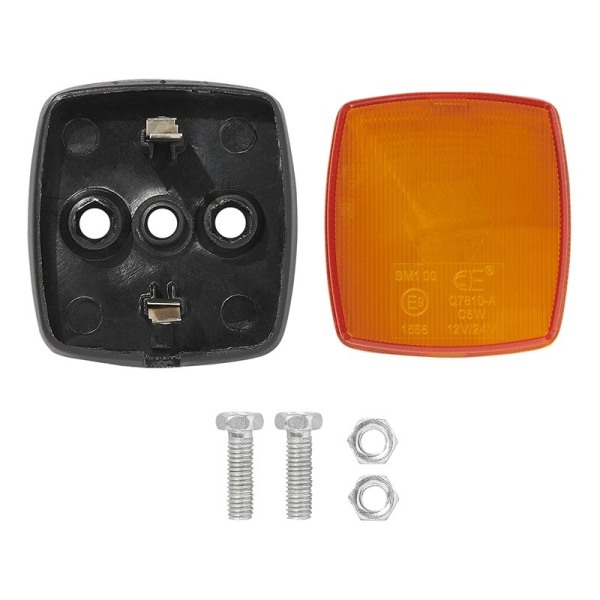 Sidemarkeringslygte rav 65x60mm PM