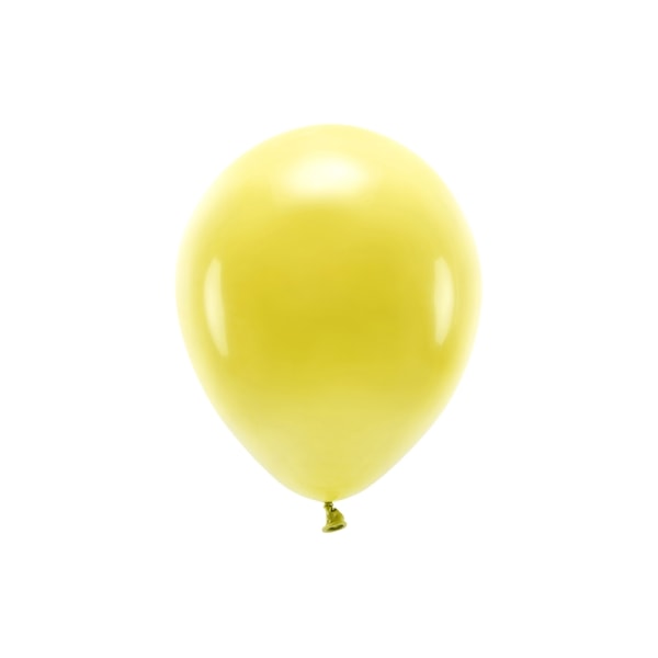 Eco Balloons 26cm pastelli, tummankeltainen (1 kpl / 10 kpl)