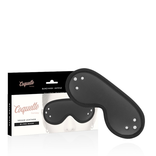 Coquette Chic Desire - Fantasy Vegan Läder Blindmask med Neoprenfoder
