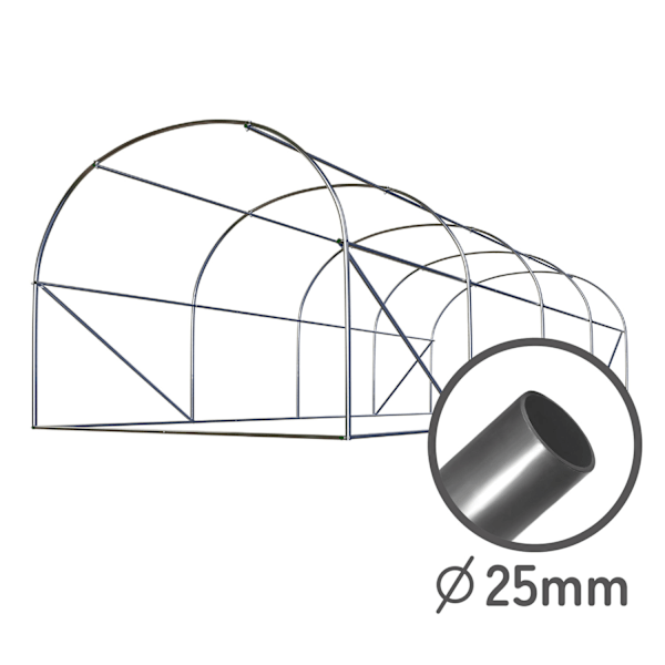 Puutarhatunneli 3 x 6 m (18 m2) Plonos