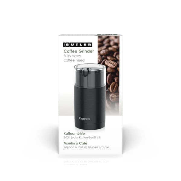 Kaffekværn, 150W, 70g Kapacitet, Sort