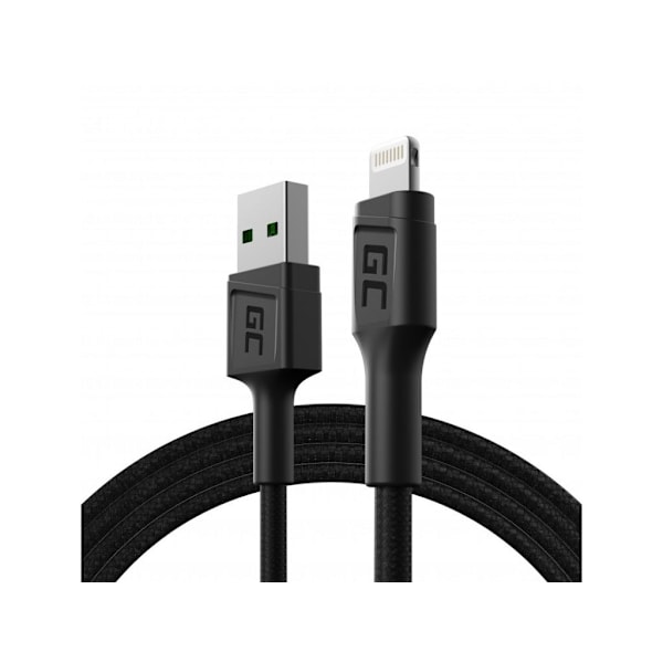 Green Cell-kabel PowerStream USB-A - Lightning 1,2m QC Apple 2,4A