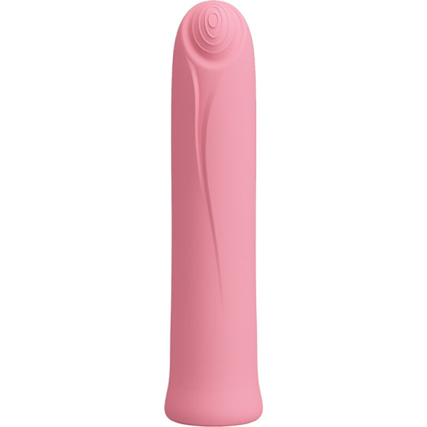 Pretty Love - Curtis Mini Super Power Vibrator 12 rosa silikonvibrationer