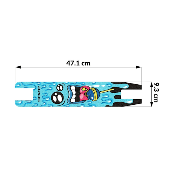 Grip tape sandpapir til løbehjul 47,1x9,3cm Lollibomb