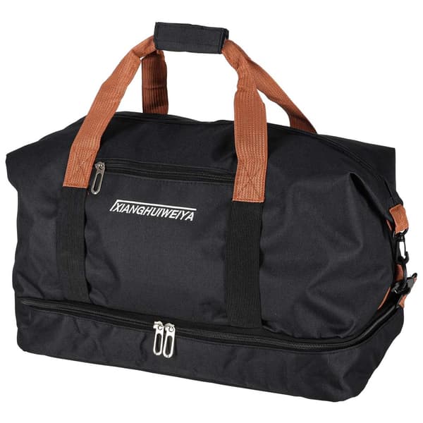 Håndbagagetaske, sort, 2 rum