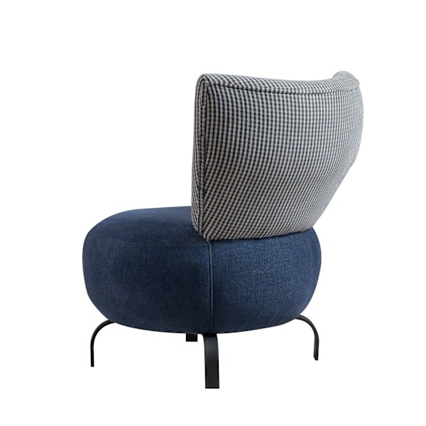 Wing Chair Loly - Mørkeblå