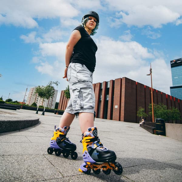 Inline-skøjter, Twist Yellow, Størrelse S (31-34)