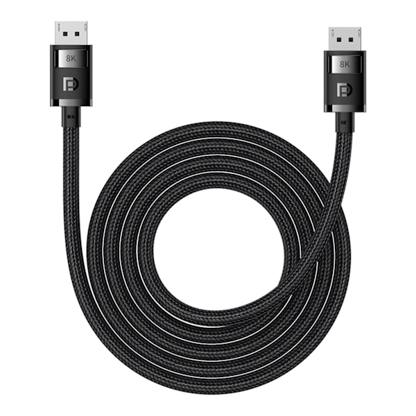 High Definition Series DisplayPort 8K 60Hz kabel 2m svart