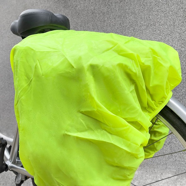 Rummelig cykeltaske 60 l til bagagerum + regnslag, sort