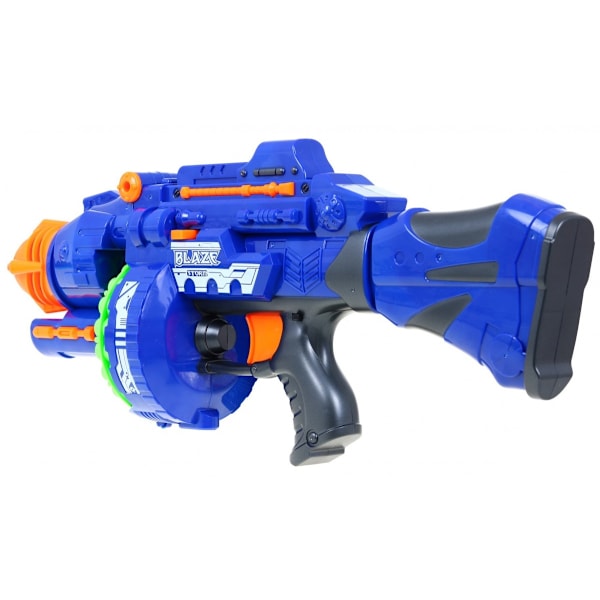 Elektrisk Blue Foam Dart Rifle - 20 Rund Magasin