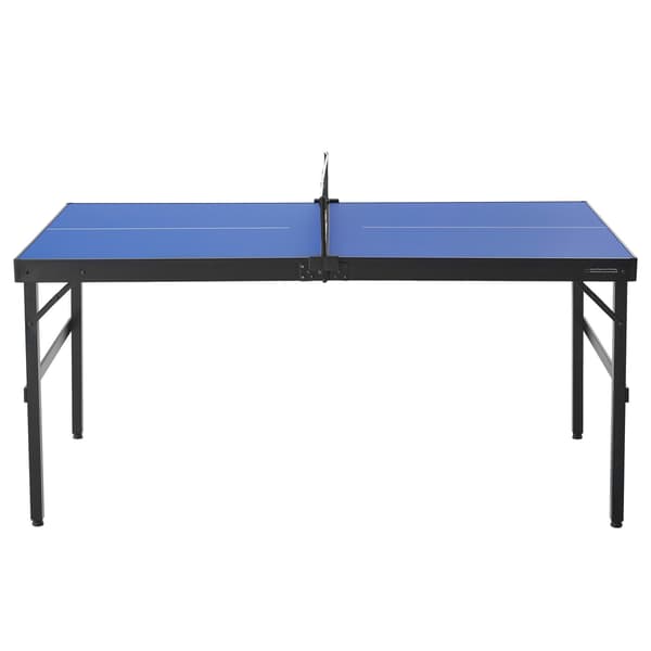 Mellemstort bordtennisbord 60x26, foldbart sæt med net