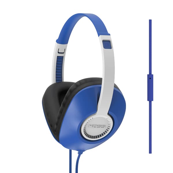 KOSS Headphone UR23i Over Ear One Touch Mic Blue