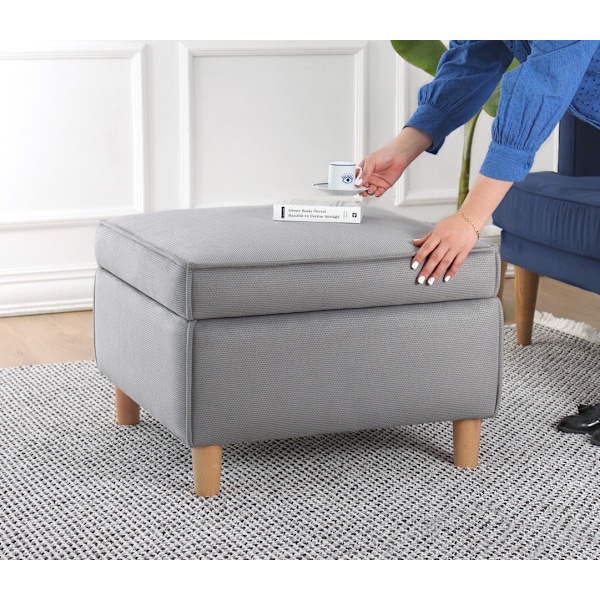Pouffe Roscen - harmaa