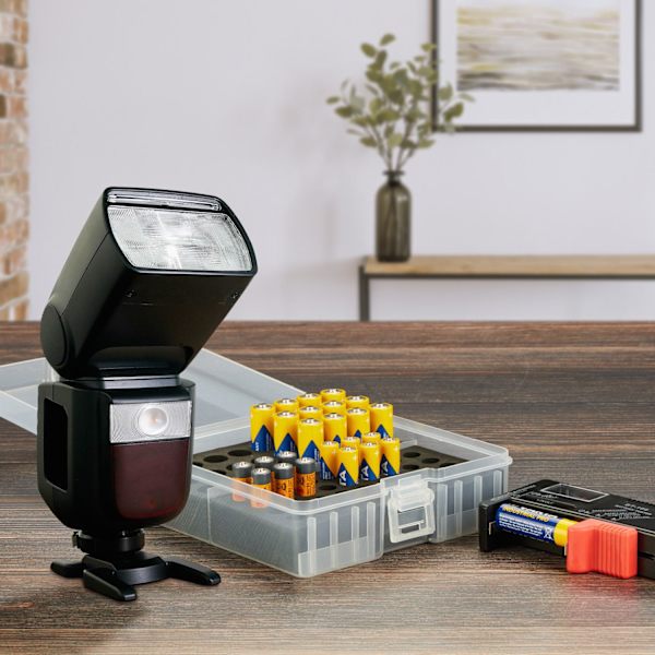 Batteriboks med tester