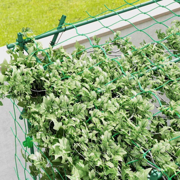 Trellis lavet af rustfrit stål espalier med trekantet støttedesign 223x223x223 cm rosenbue til klatreplanter haveespalier til stueplanter plante espal