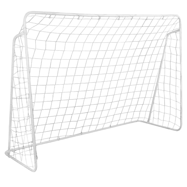 Fodboldmål med målnet, 245x155x80 cm, stålramme