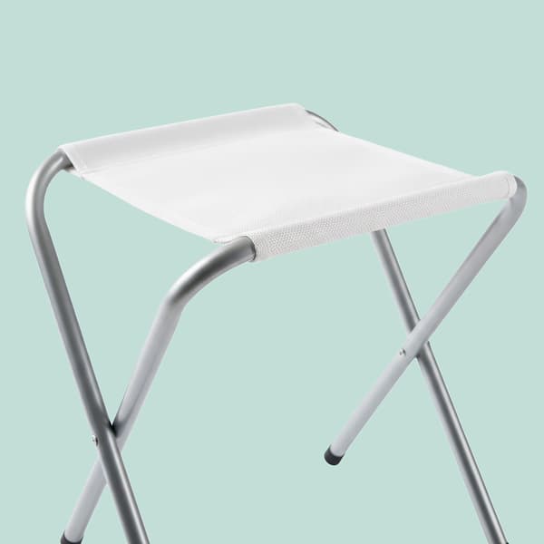 Hopfällbart campingbord med 4 pallar, justerbar höjd