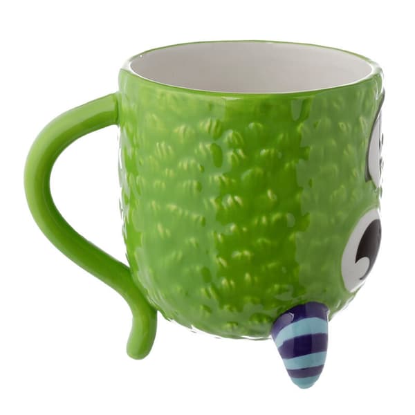 Vihreä 3D-muki, tilavuus 550 ml, Monstruo Monstarz Design