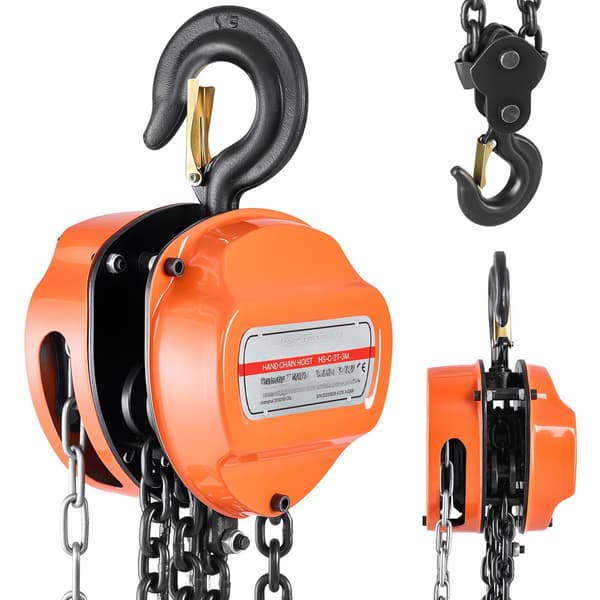 Handtelfer 2 ton, 3 m lyft, G80-kedja