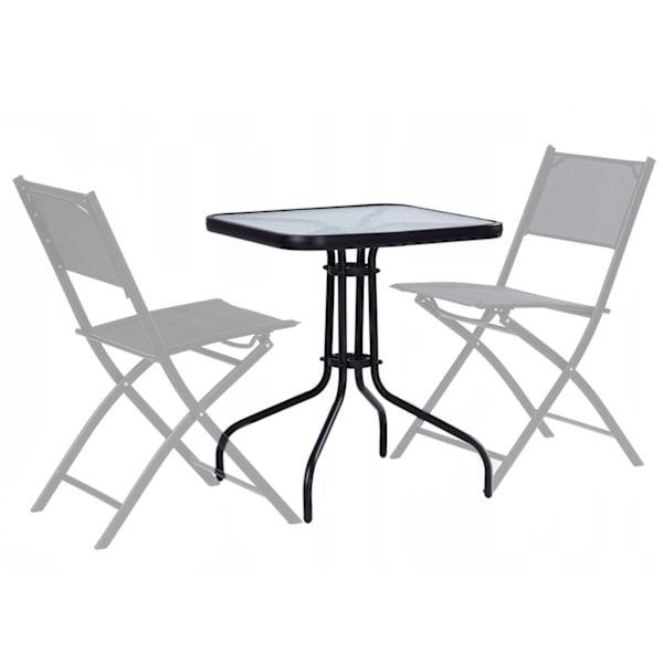 Puutarhapöytä 60 cm puutarhaterassin parvekkeelle ModernHome