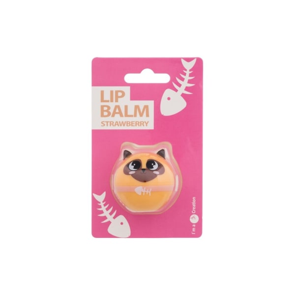 2K - Cute Animals Lip Balm Strawberry - For Women, 6 g