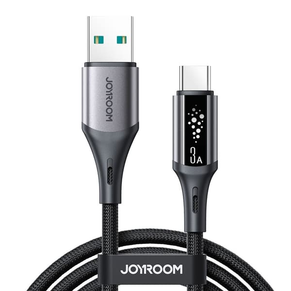 Joyroom S-A60 Fast Charging Cable Usb-A To Usb-C 3A – 1.2 M, Black