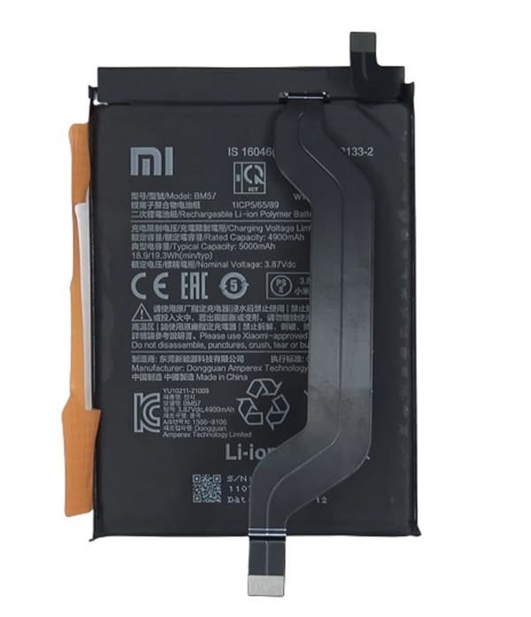 Xiaomi Poco X3 Gt Battery