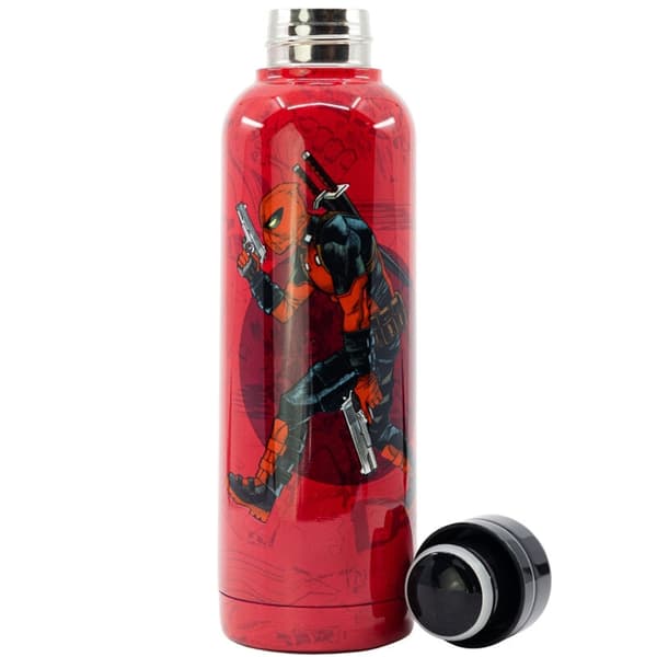 Deadpool vandflaske i rustfrit stål, 515 ml kapacitet