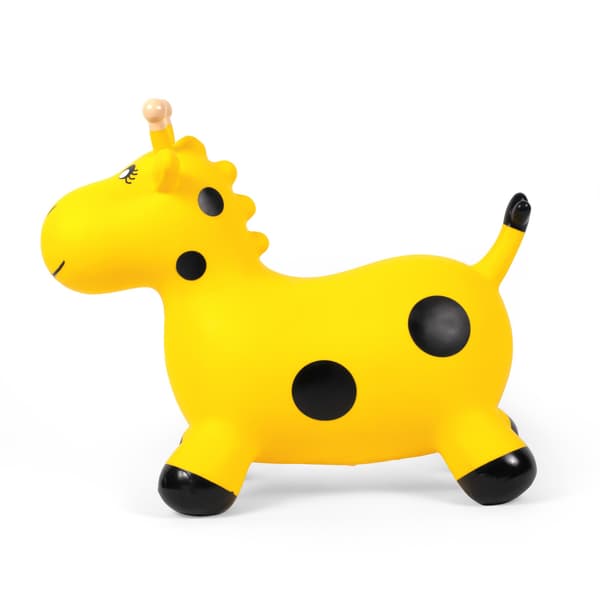 Giraffhoppleksak med pump, 58x22x50 cm