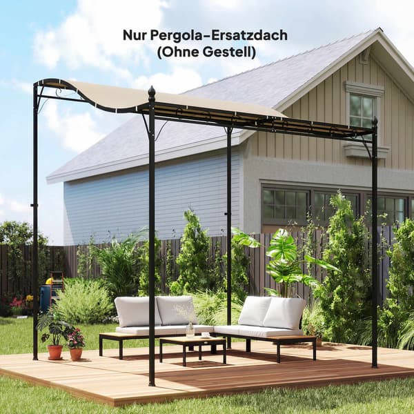 Pergola-reservtak, 3x3m, vattenavvisande polyester