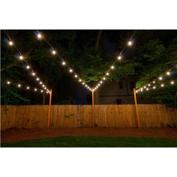 Solar Garden String Lights, 50 LED varmvita, 7m