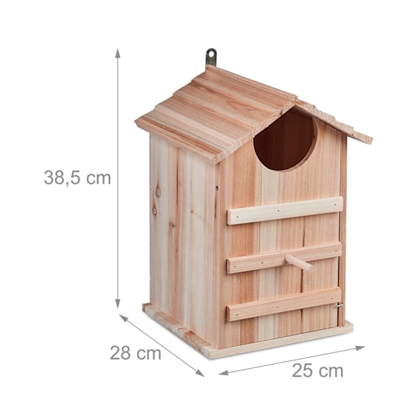 Owls Nest Box Wood