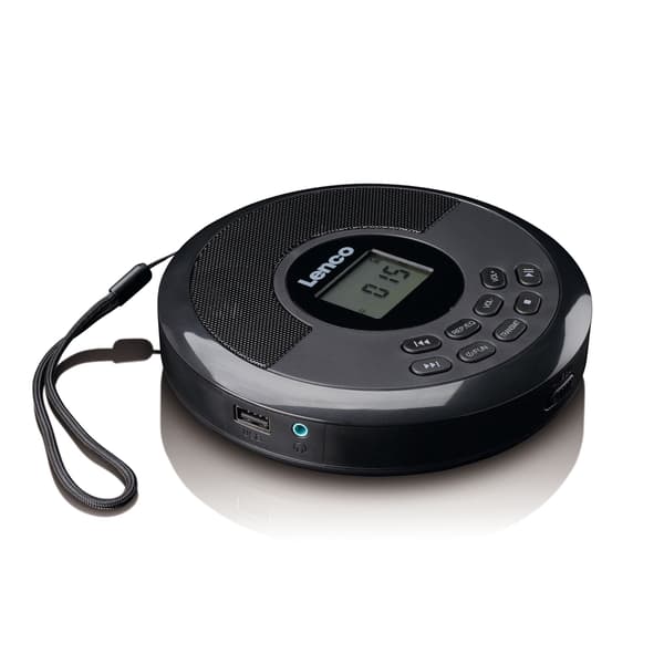 Bluetooth Discman med indbyggede højttalere og USB-afspilning