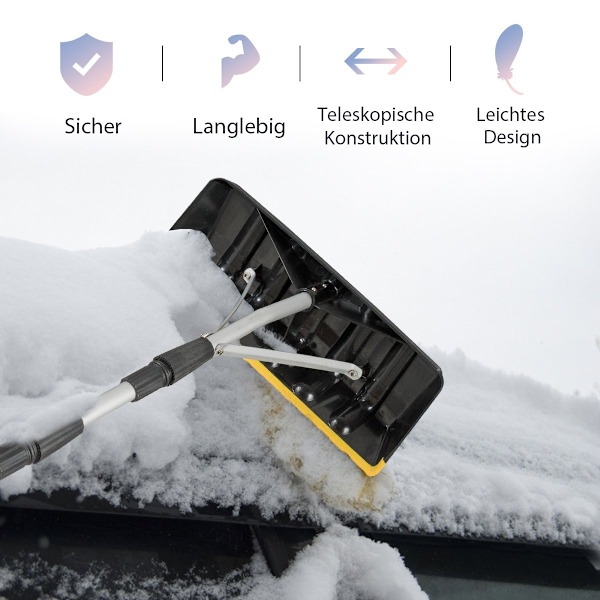 Safstar snöräcke i aluminium 6,4 m lång takränna med 39 cm överdimensionerat blad
