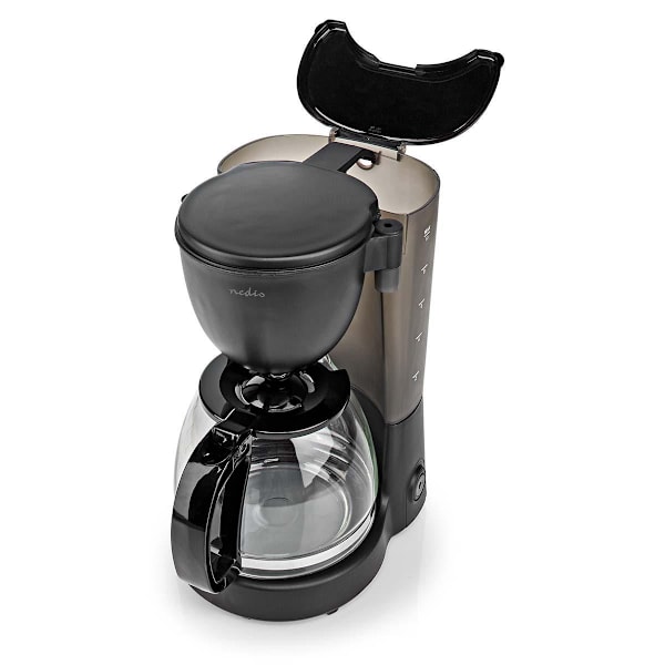 Kaffebryggare | Filtrera kaffe | 1.25 l | 10 Koppar | Varmhållningsfunktion | Svart