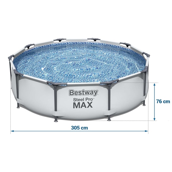 Ramme havepool 305 x 76 cm 17in1 Bestway 56406