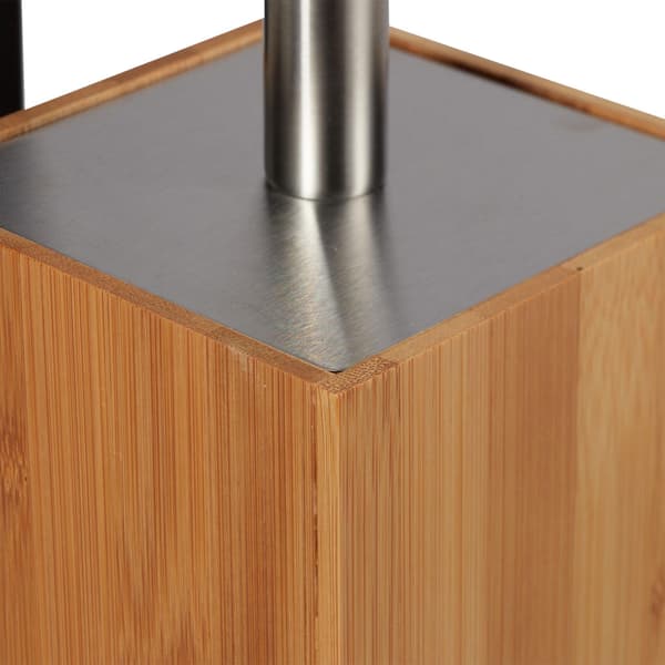 Toalettset bambu &amp; metall