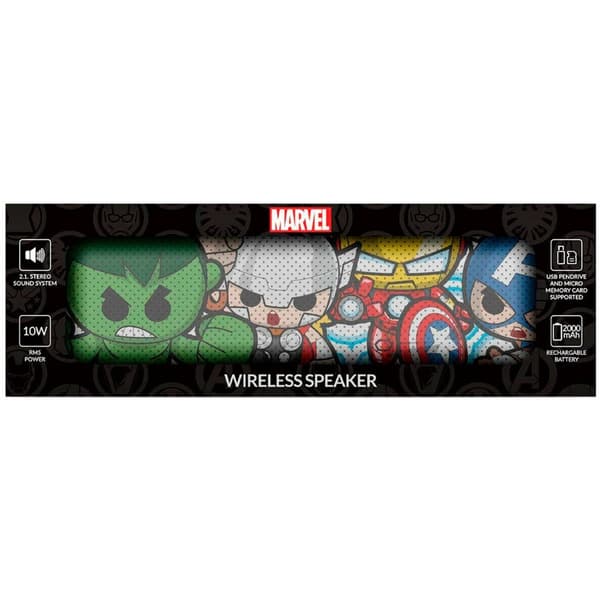 Marvel Avengers trådløs bærbar højttaler med Bluetooth-forbindelse