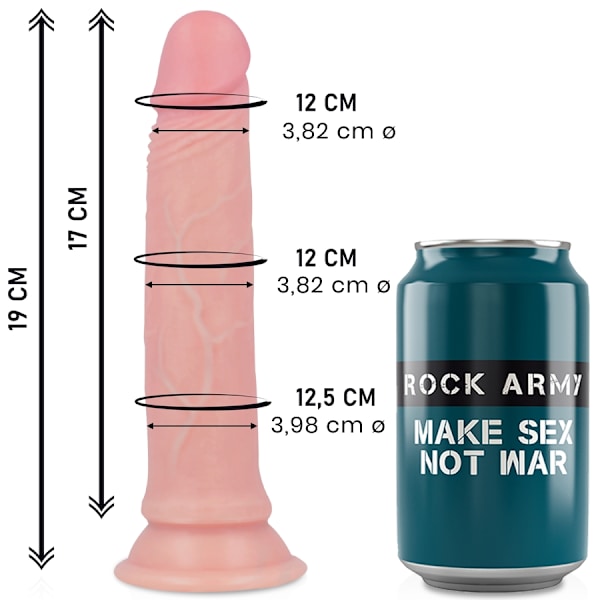Rockarmy - Rockarmy Liquid Silicone Premium Avenger Realistic 19 cm -O- 3,98 cm