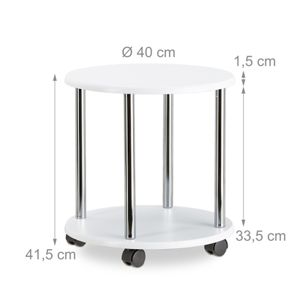 Sidebord kan rulles i 2 niveauer
