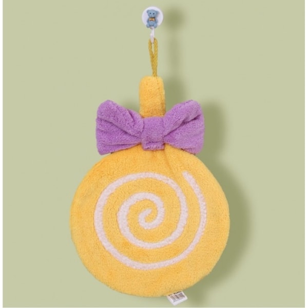 Snabbtorkande handduk med snöre - Lollipop-mönster med rosett Re