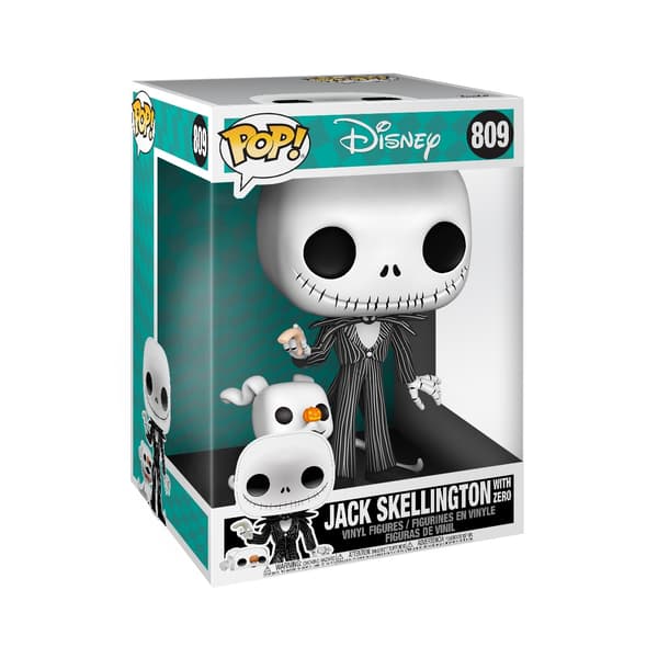 Disney Nightmare Before Christmas Jack with Zero 25cm figuuri