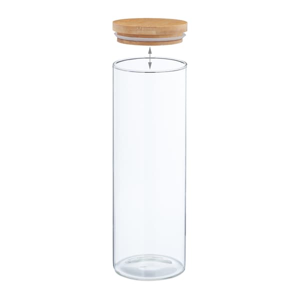 3 kpl. säilytyspurkit 1800 ml