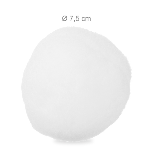 Snebolde dekorationssæt 50 stk.