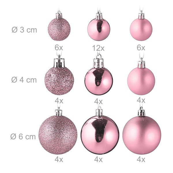 Julgranskulor i 100-pack