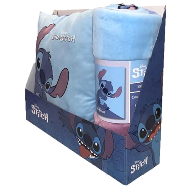 Disney Stitch polarfilt + kuddset
