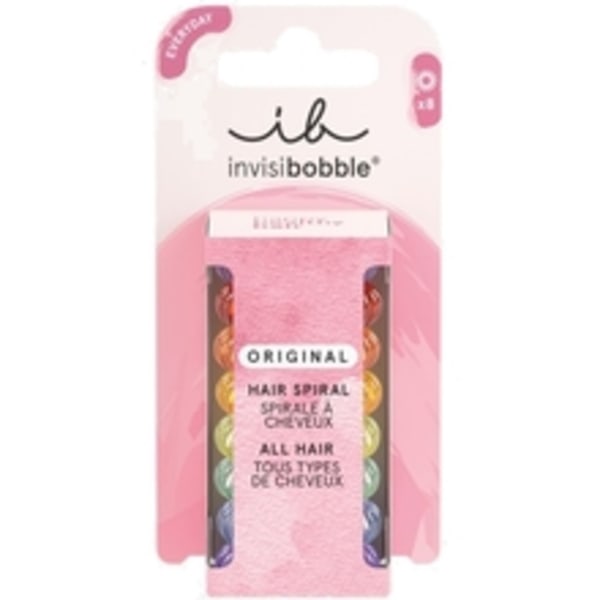 Invisibobble - Original Rainbow Vibes - Gumička do vlasů 8 ks
