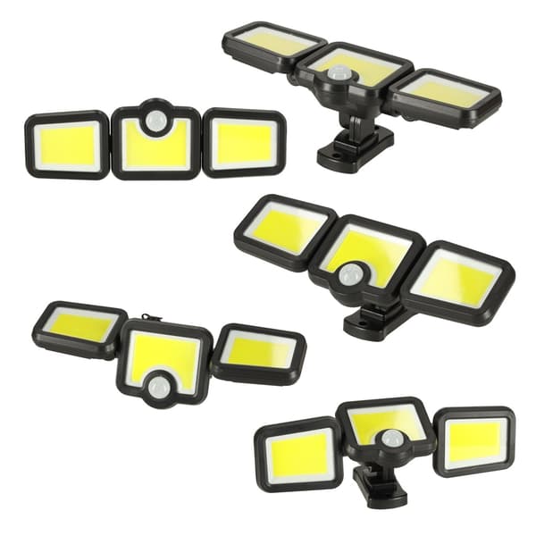 LED solcellelampe med Dusk-to-Dawn bevægelsessensor