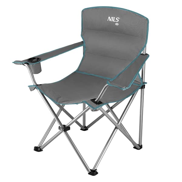 Campingstol, Grågrøn, Sammenklappelig, Letvægts