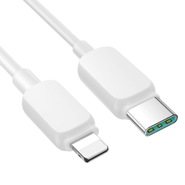 Kabel til iPhone USB-C - Lightning 20W 1,2m hvid